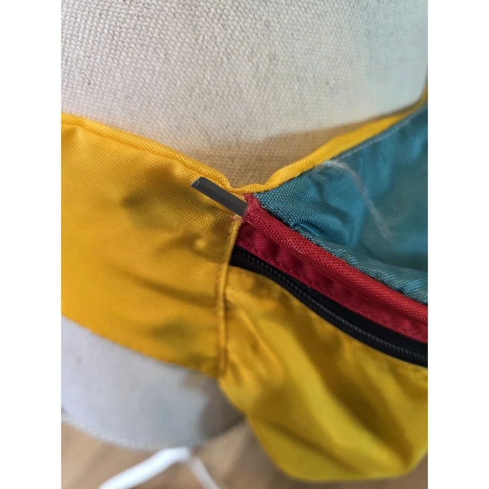 Ridgeway By KELTY fanny Pack Lumbar Pack Vintage Yellow Blue Red Large Capacity